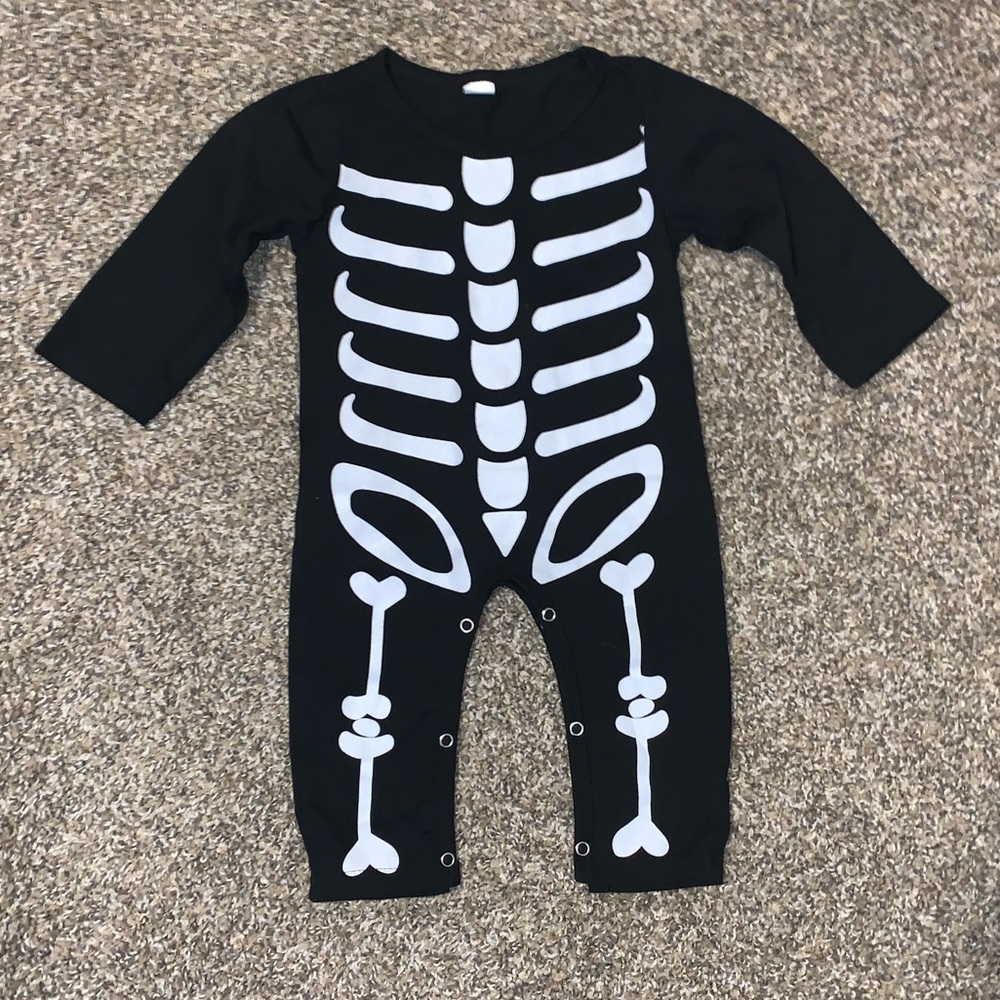 Baby Boy Skeleton Bodysuit 9m